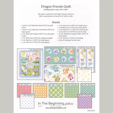 Dragon Friends Quilt Pattern