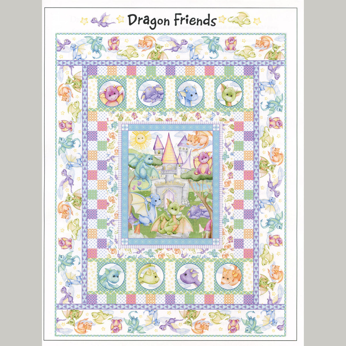 Dragon Friends Quilt Pattern