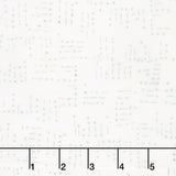 Missing You Batiks - Morse Code Words White Yardage