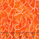 Boo Bash Batiks - Branches Orange Copper Yardage