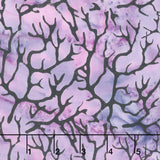 Boo Bash Batiks - Branches Purple Foxglove Yardage