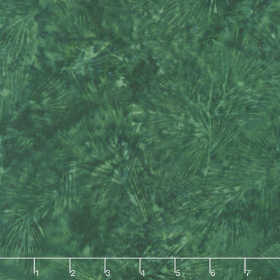 Autumn's Embrace Batiks - Pineneedles Green Hunter Yardage