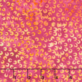 Posy Twist Batiks - Small Petals Purple Jelly Yardage