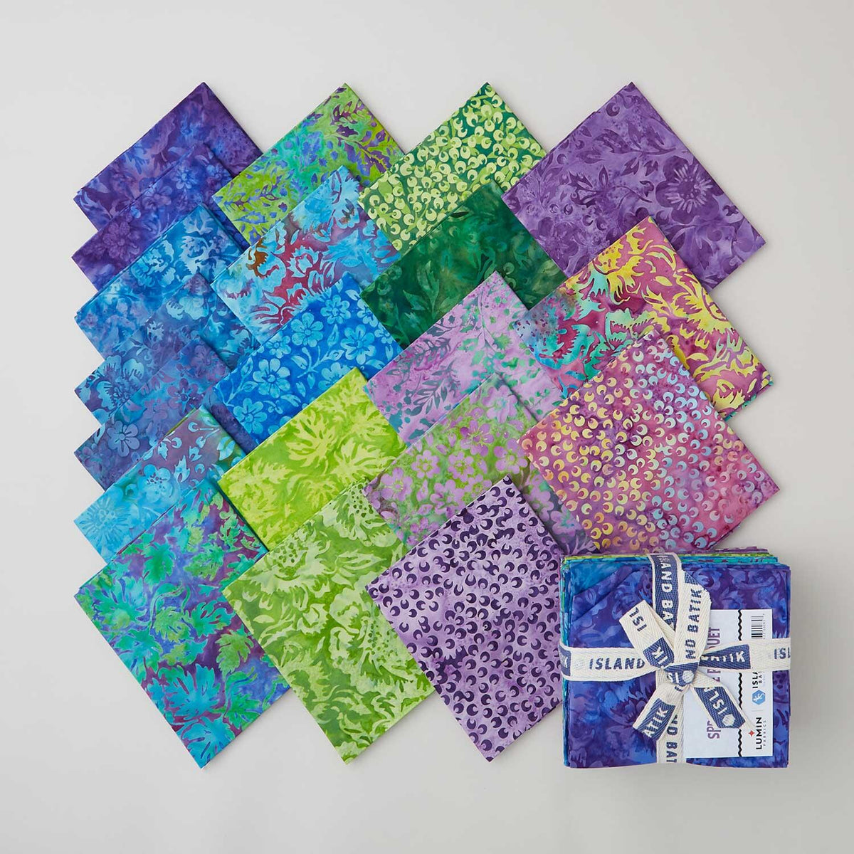 Springtime Bouquet Batiks Fat Quarter Bundle