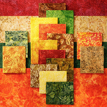 Autumn's Embrace Batiks Strips