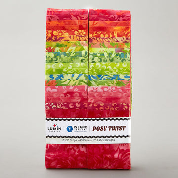 Posy Twist Batiks Strips