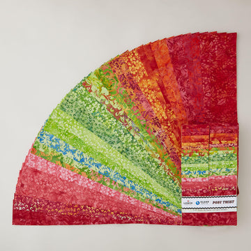 Posy Twist Batiks Strips