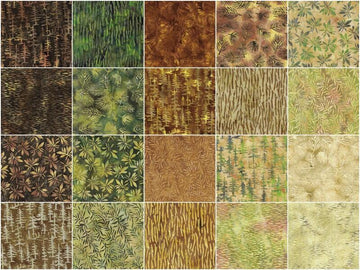 Whispering Woods Batiks Strips