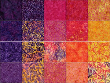 Butterfly Ballet Batiks Strips