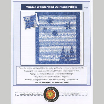 Winter Wonderland Quilt and Pillow Kit