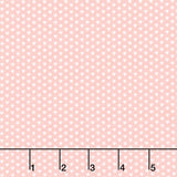 Aunt Grace Loves U - Mini Hearts Pink Yardage