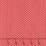 Aunt Grace Loves U - Mini Hearts Red Yardage