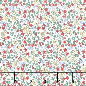 Aunt Grace Goes Bold - Field Flowers Multi Yardage