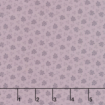 Plumberry Farm - Tossed Leaves Mauve Yardage