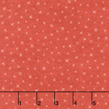 Friends & Flakes - Texture Red Yardage