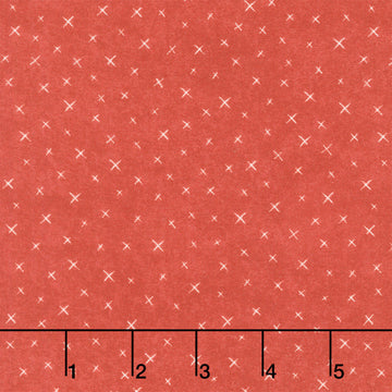 Friends & Flakes - Texture Red Yardage