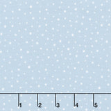 Friends & Flakes - Snowball Blue Yardage