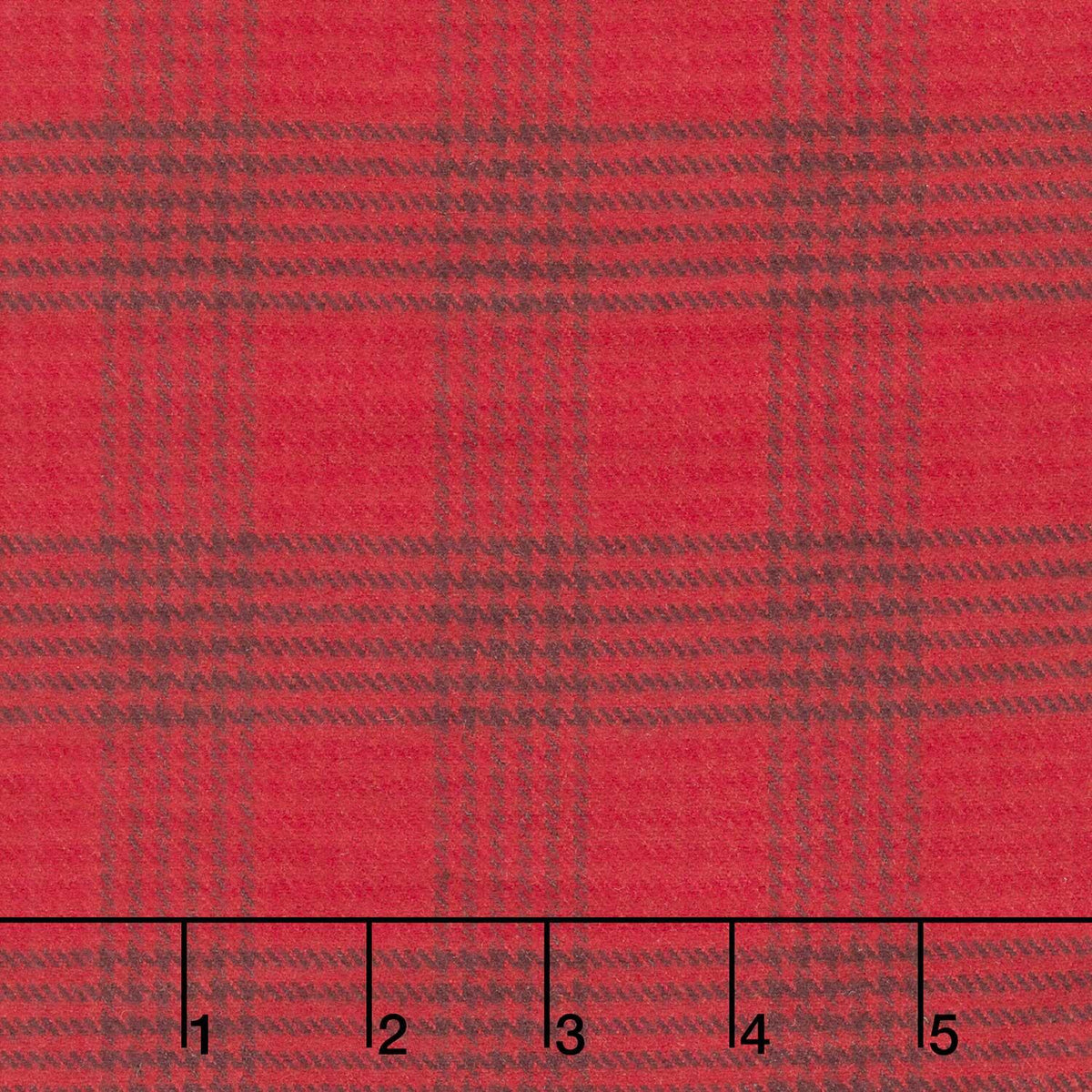 Primo Plaids Flannel - Holiday Cheer Glen Plaid Red Yardage