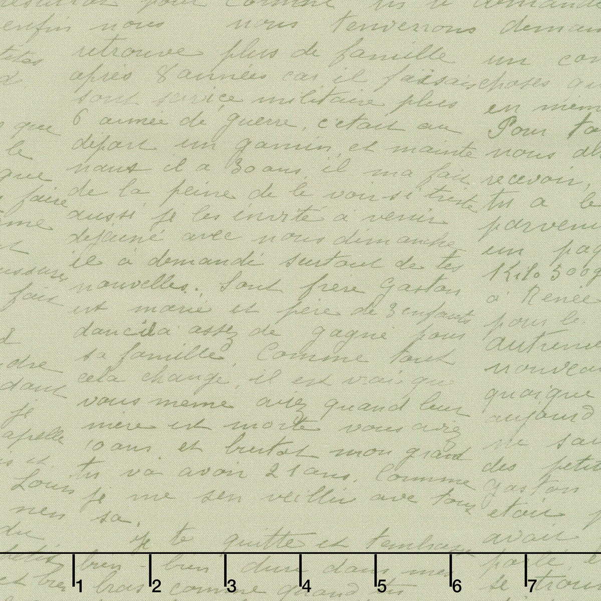 Love Letters - Letters Sage Yardage