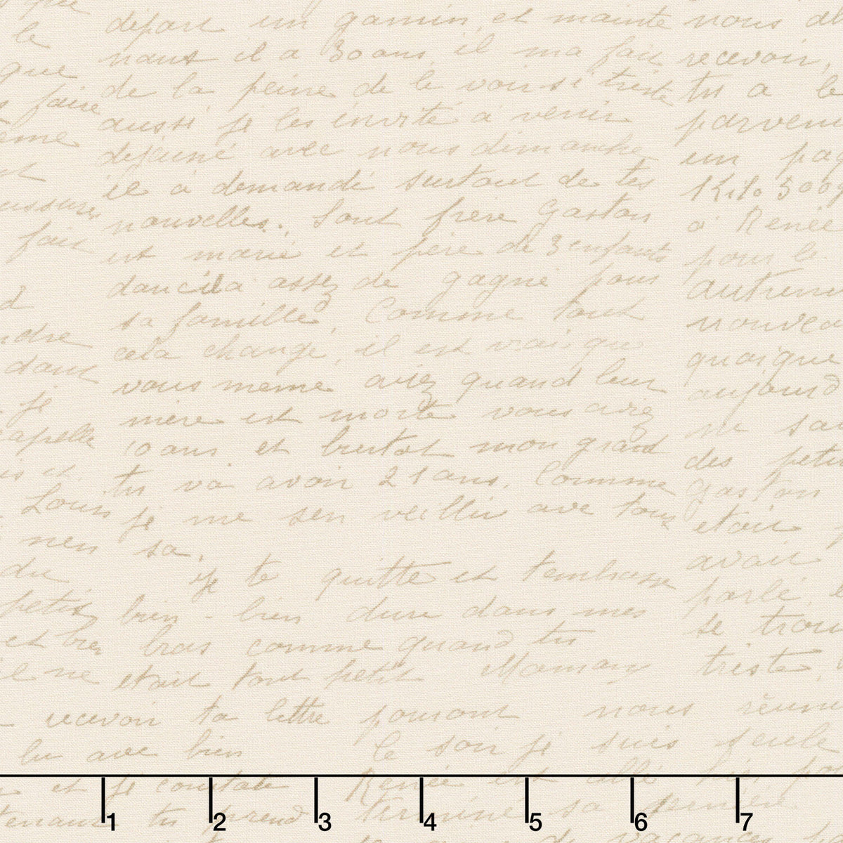 Love Letters - Letters Tan Yardage