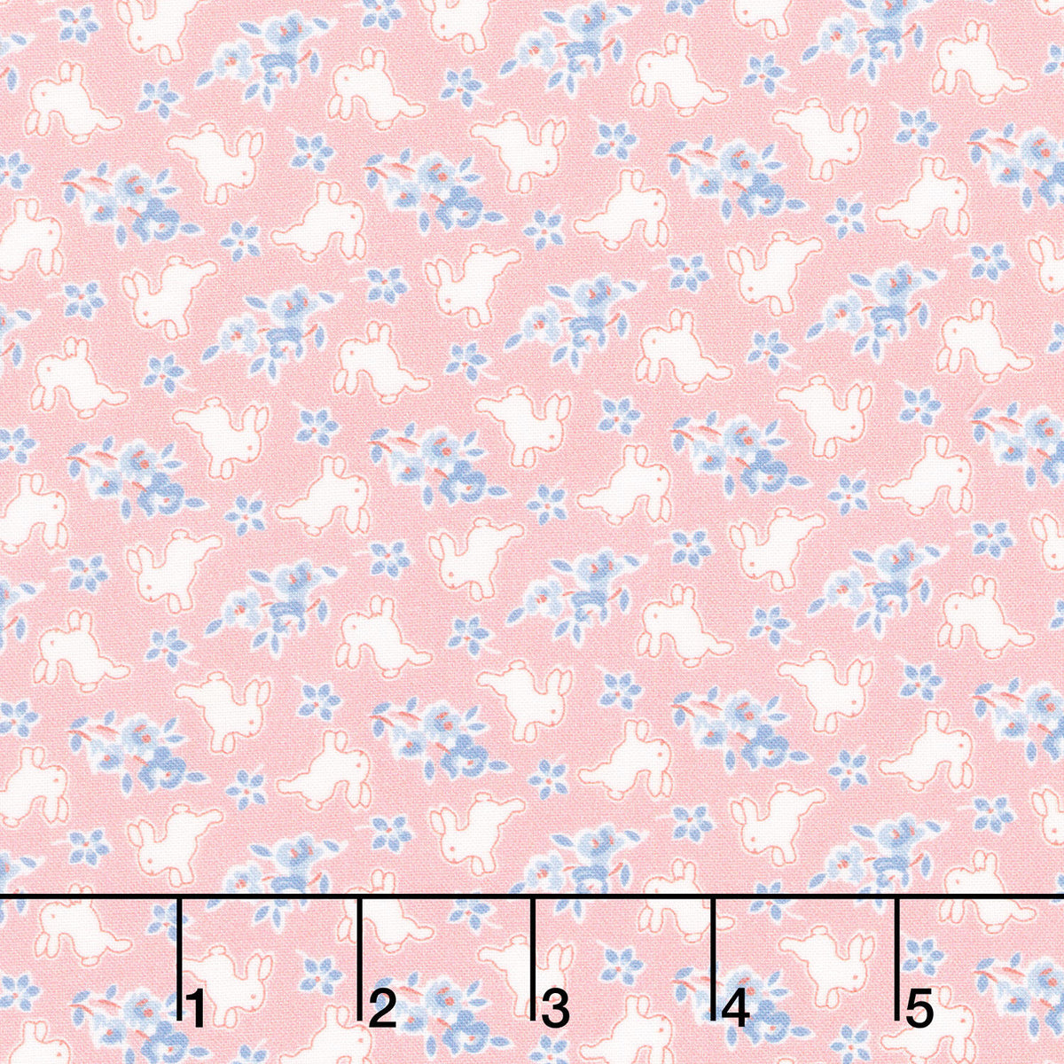 Aunt Grace Rock My Baby - Bunny Pink Yardage
