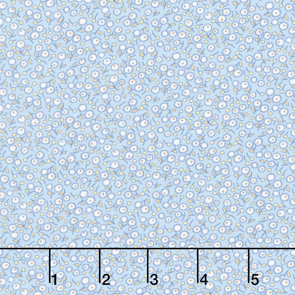 Aunt Grace Rock My Baby - Dandelion Blue Yardage