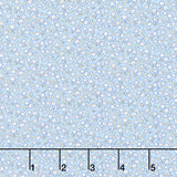 Aunt Grace Rock My Baby - Dandelion Blue Yardage