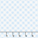 Aunt Grace Rock My Baby - Plaid Blue Yardage