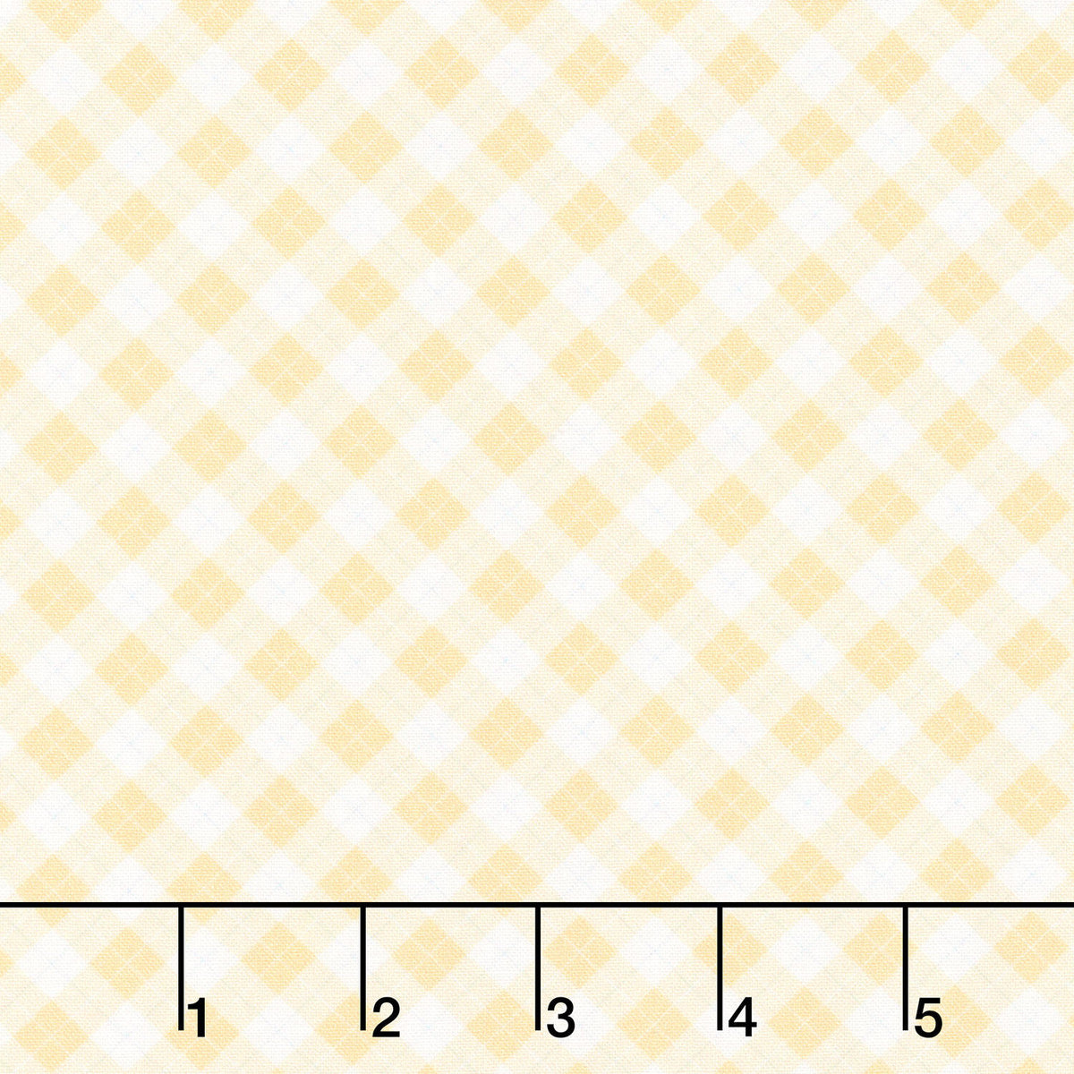 Aunt Grace Rock My Baby - Plaid Yellow Yardage