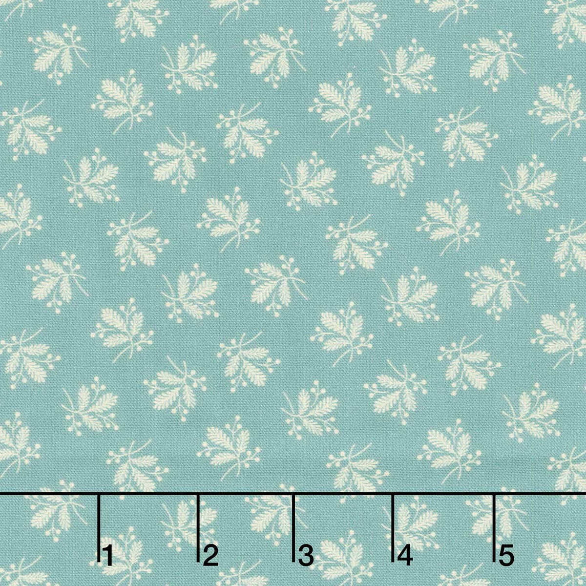 Blue Palisades - Berry Vine Aqua Yardage