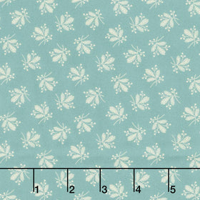Blue Palisades - Berry Vine Aqua Yardage