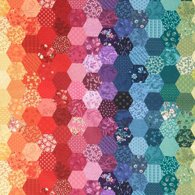 Patrick's Promise - Hexagon Multi 108" Wide Backing
