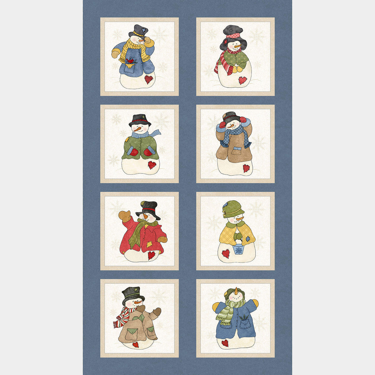 Friends & Flakes - Snowmen Multi Panel