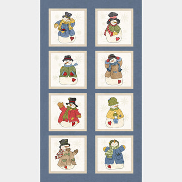 Friends & Flakes - Snowmen Multi Panel