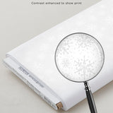 Solitaire Whites - Ultra White Snowflakes 8 Yard Bolt