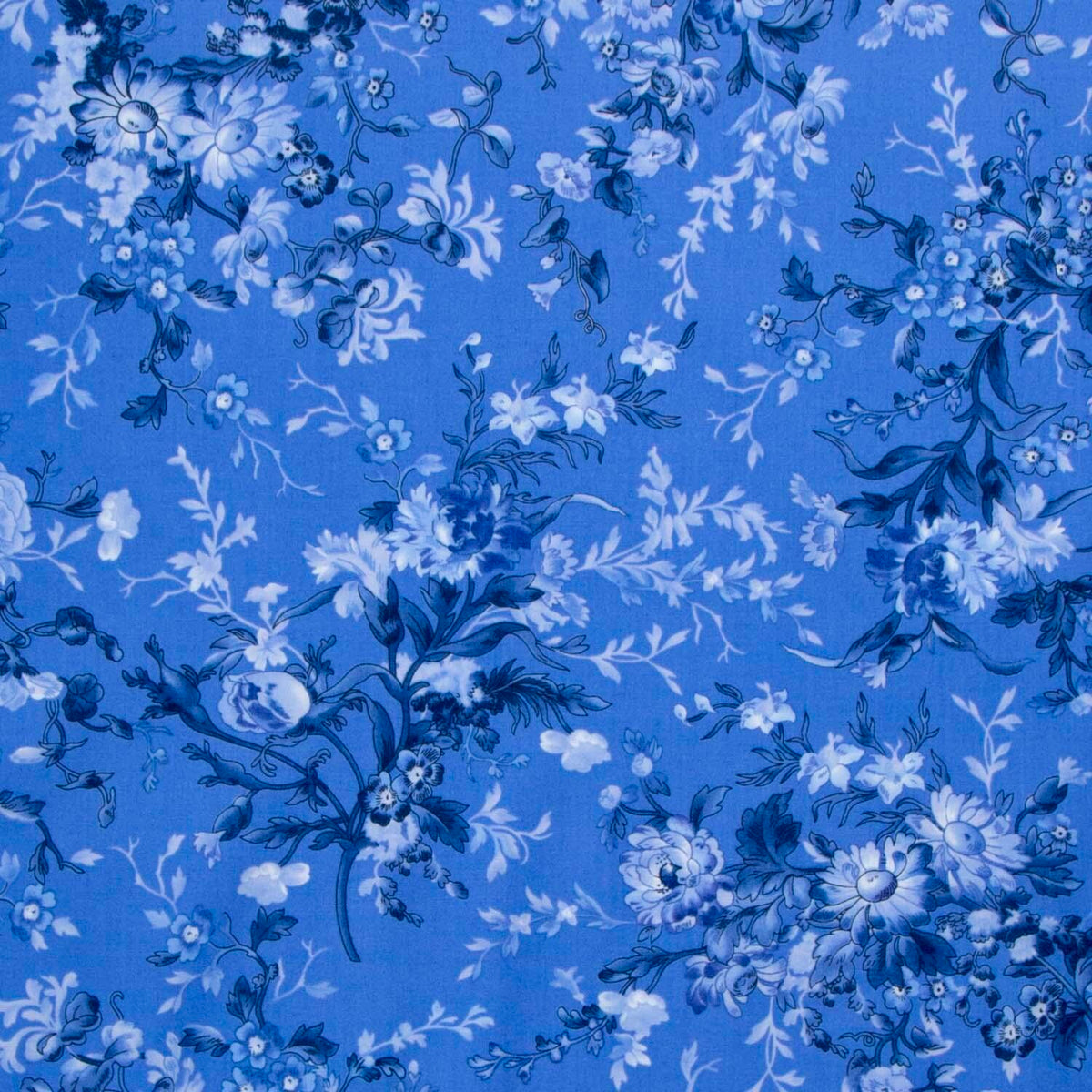 Blue Belle - Bouquet Navy Yardage