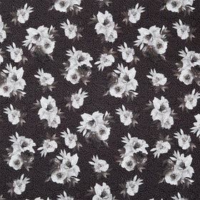 Moonlit Walk - Bouquets Black Yardage