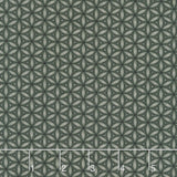 Moonlit Walk - Geo Pattern Black Yardage