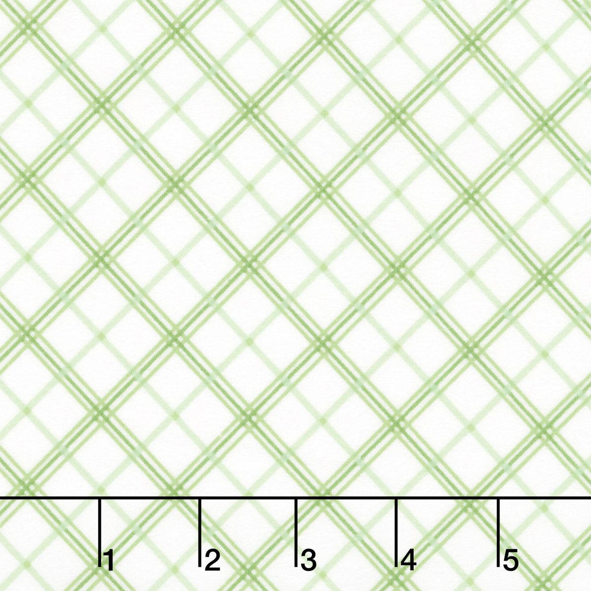 Kimberbell Basics Flannel - Plaid Green Yardage