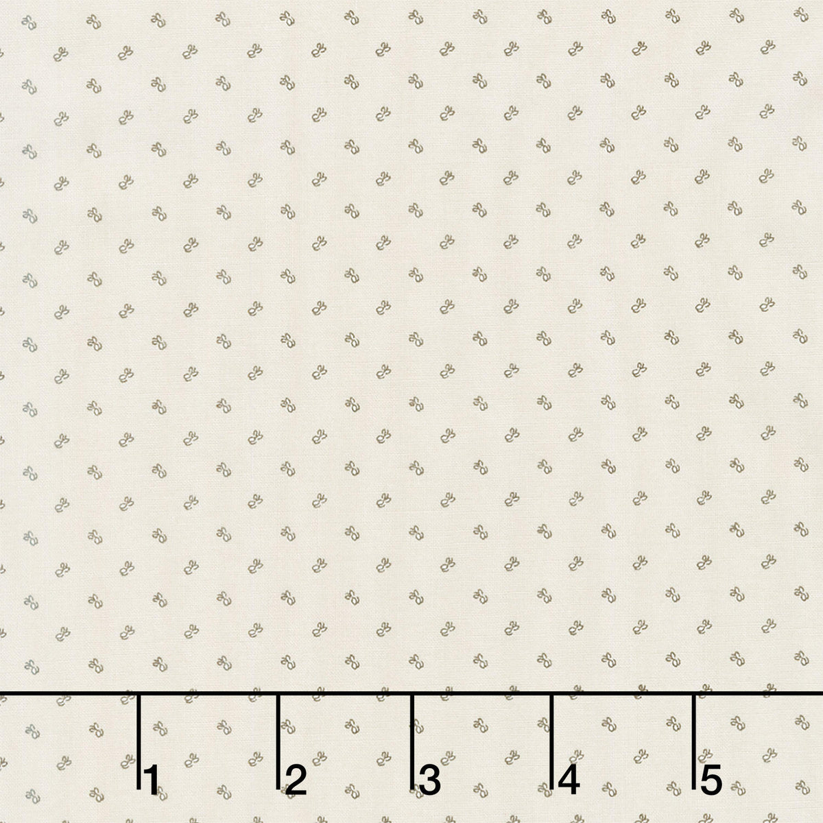 Terrace Blooms - Dot Bud Cream Yardage