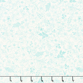 Star Spangled Beauty - Toile Aqua Yardage