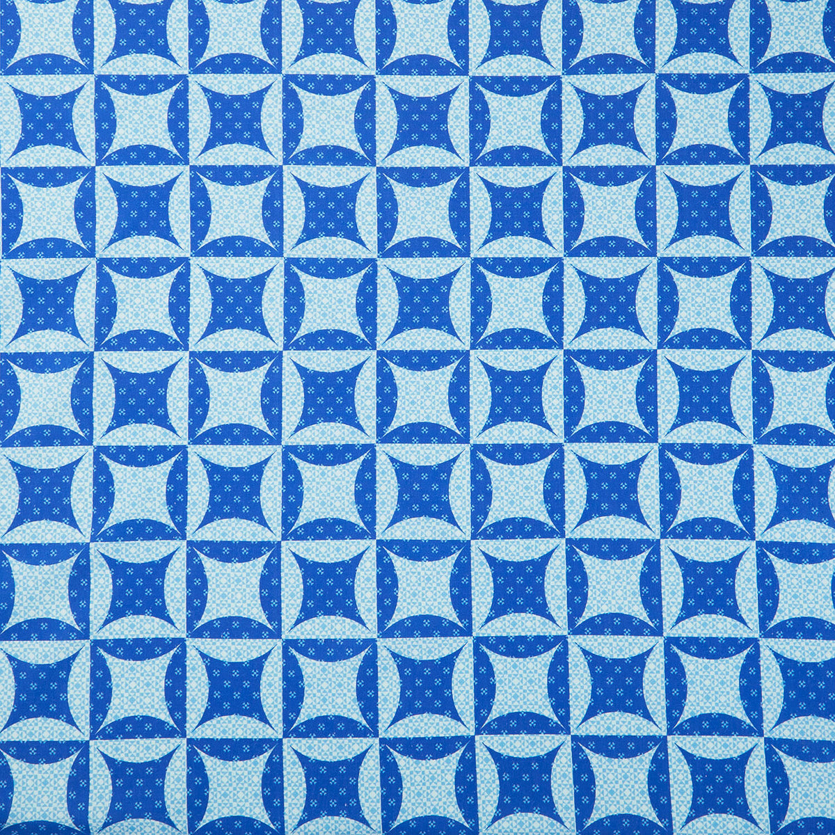 Colorblock Party Cheater Prints - Breezeway Light Blue Dark Blue 108" Wide Backing