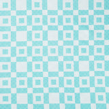 Colorblock Party Cheater Prints - Checkers Teal 108" Wide Backing