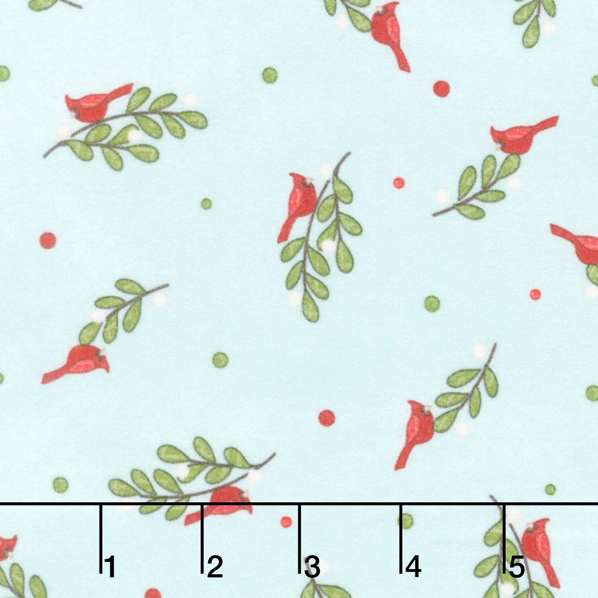 Snowtop Mountain Flannel - Bunches Aqua Yardage