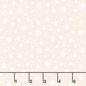 Snowtop Mountain Flannel - Star Cream Yardage
