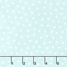 Snowtop Mountain Flannel - Dots Aqua Yardage