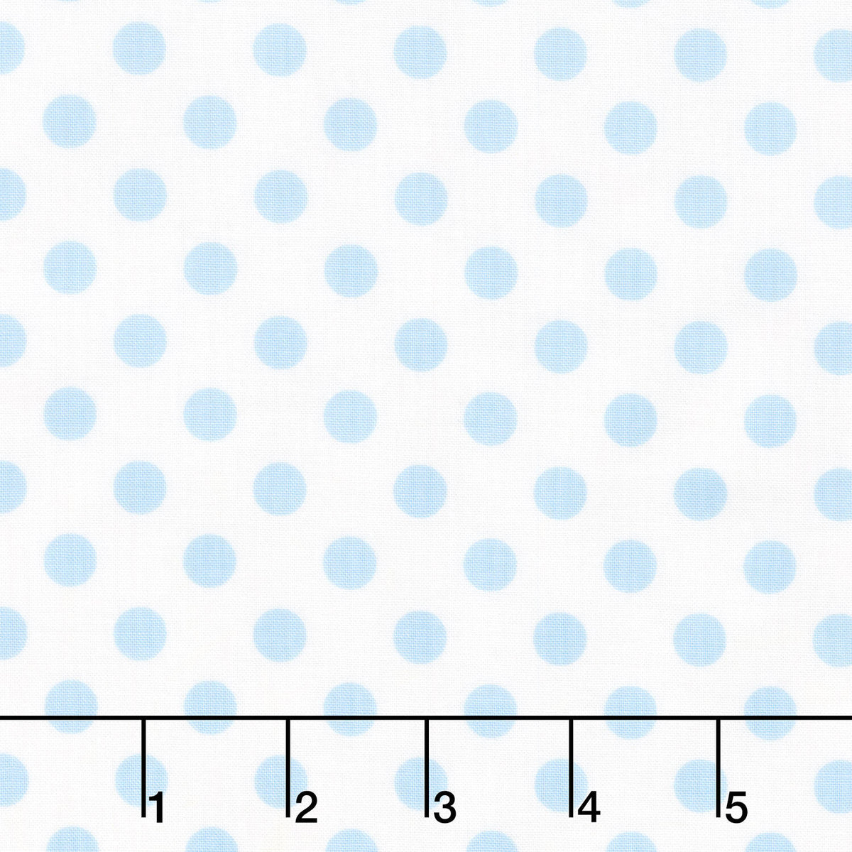 Kimberbell Basics - Blue Dots on White Yardage