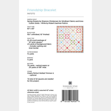 Friendship Bracelet Quilt Pattern by Missouri Star