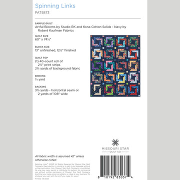 Spinning Links Quilt Pattern by Missouri Star