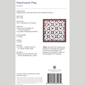 Patchwork Play Quilt Pattern by Missouri Star